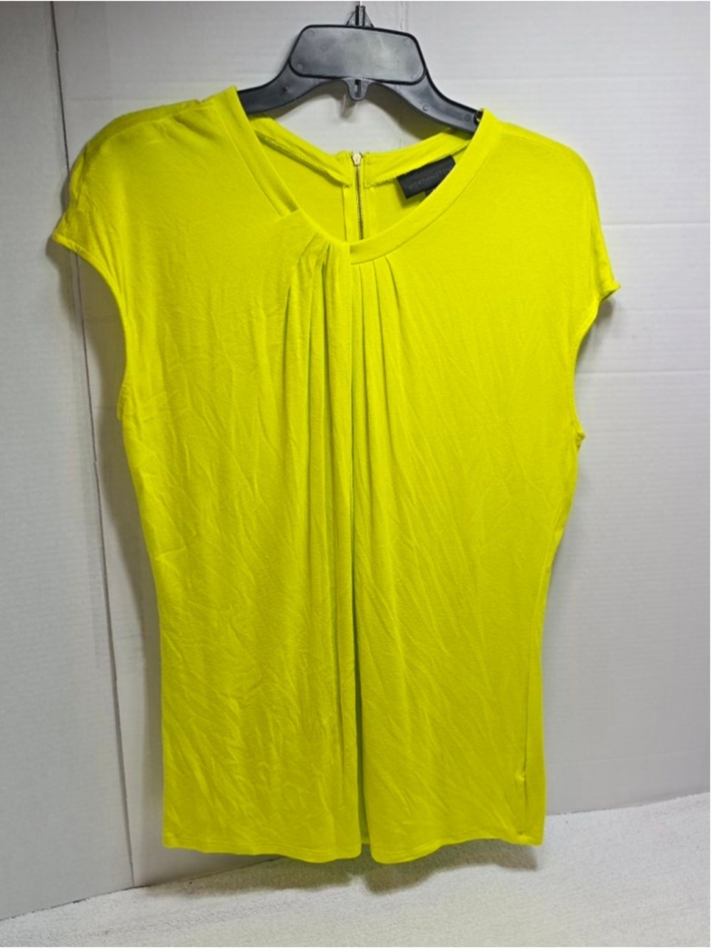 Women's Worthington Neon Yellow Short Sleeve Tee L